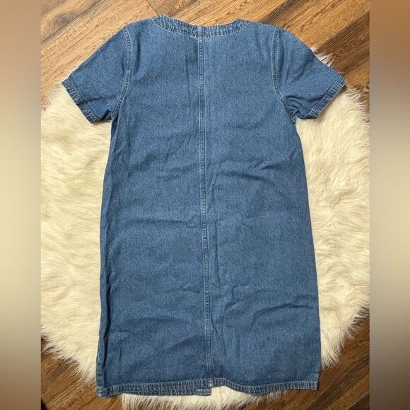 Vintage Denim Button Up Dress - Picture 5 of 9